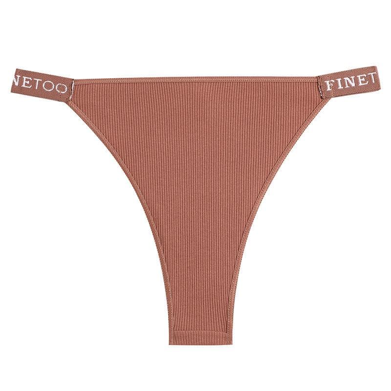 All of Me Women Panty Cotton Briefs Sexy Panties Thong Underwear Solid Color Intimates Lingerie for Woman M