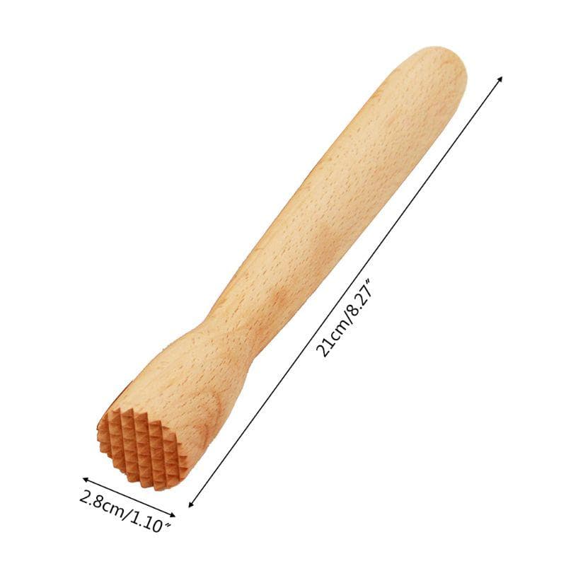 Beechwood Drink Muddler Wooden Masher Crusher Cocktail Damper Bar Tool Ice Hammer Bartender Barware