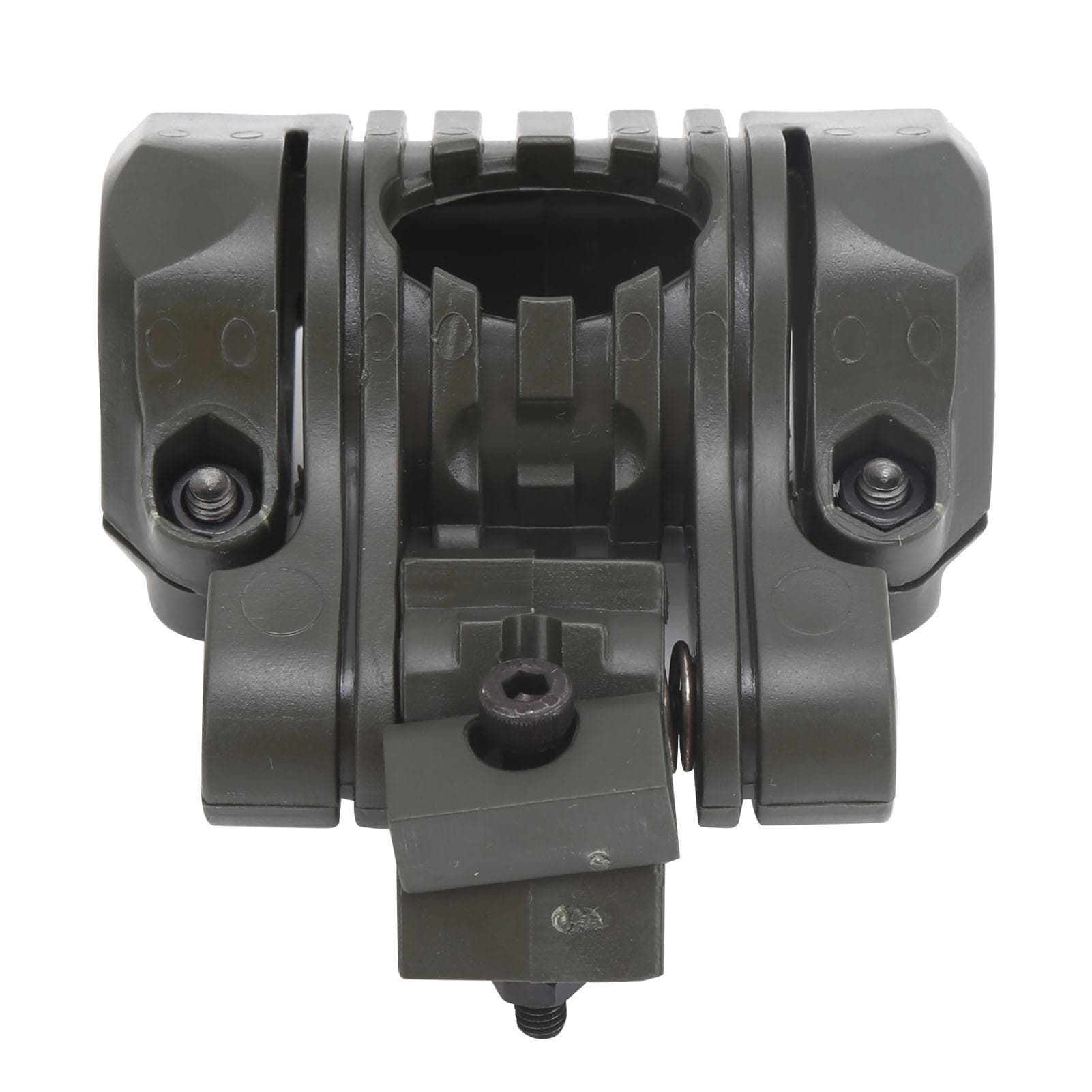 25mm Helmet Flashlight Mount Clip Flashlight Holder Portable Torch Plastic Clamp Bracket