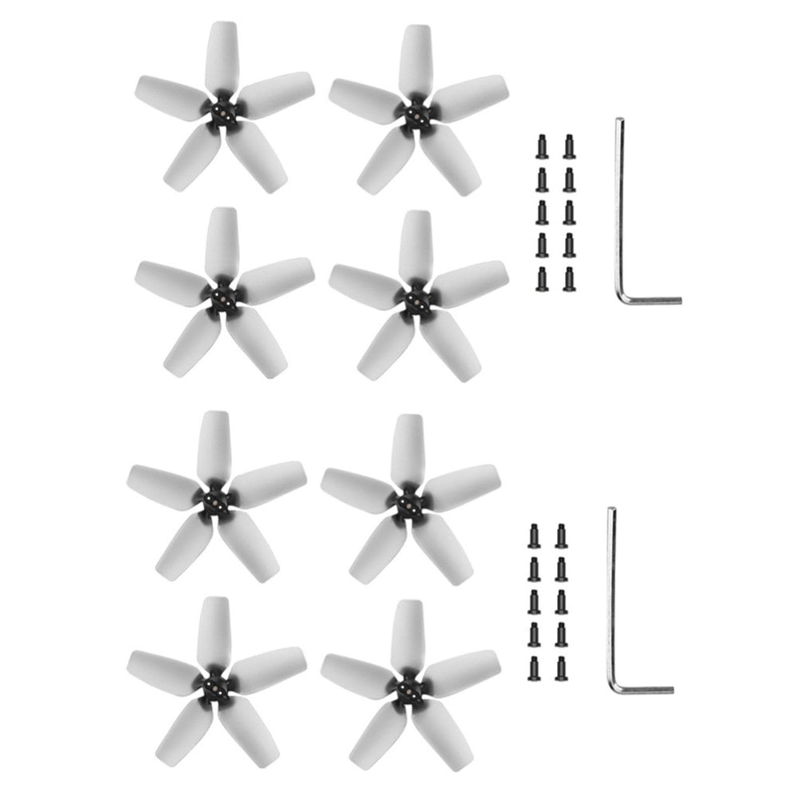 2/4 Pair Propellers Replacement for DJI Avata Drone Remote Control Accessories 4 pair transparent