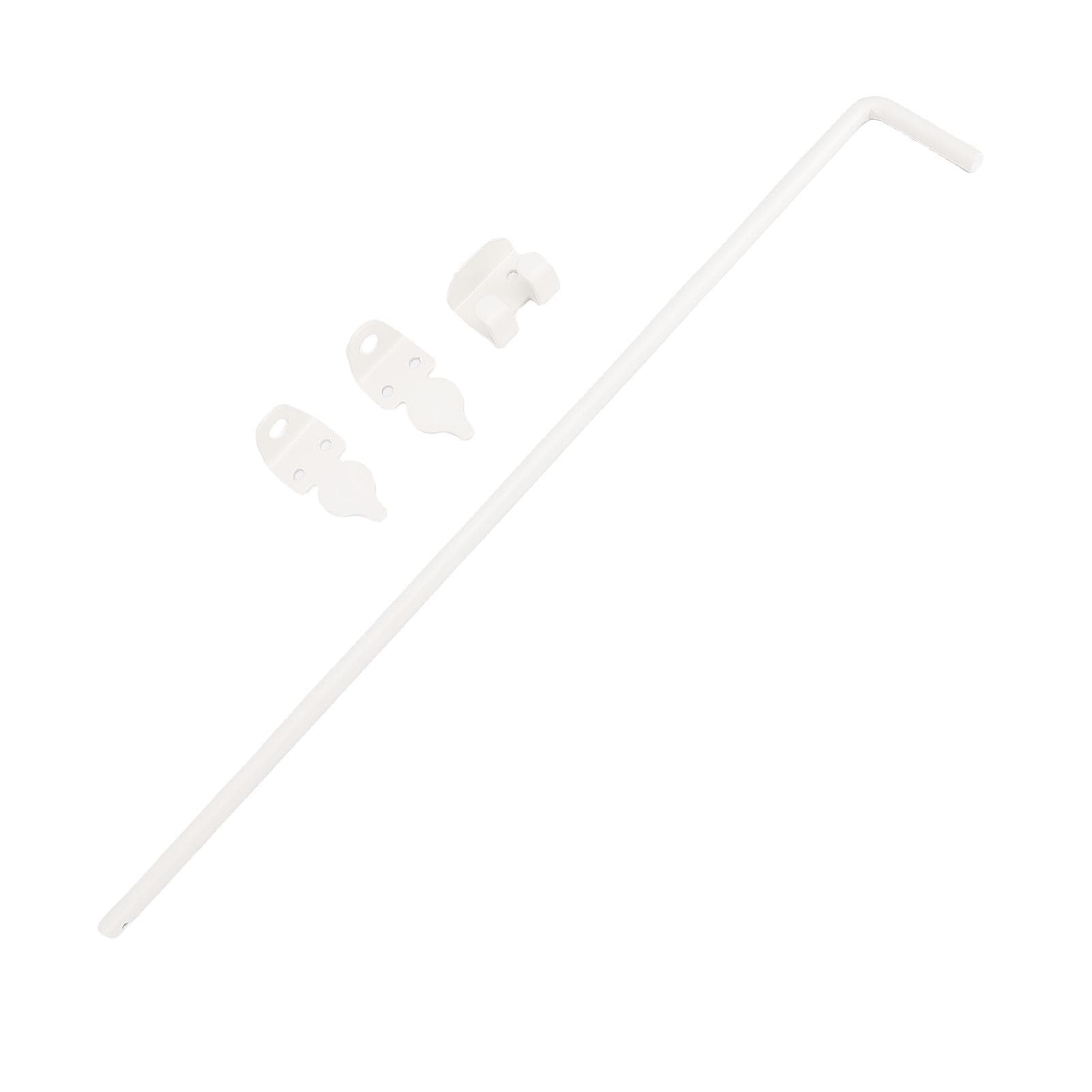 Gate Ground Latch 24 Inch Heavy Duty Alloy Steel Multifunctional Gate Drop Pin Hardware for Wooden