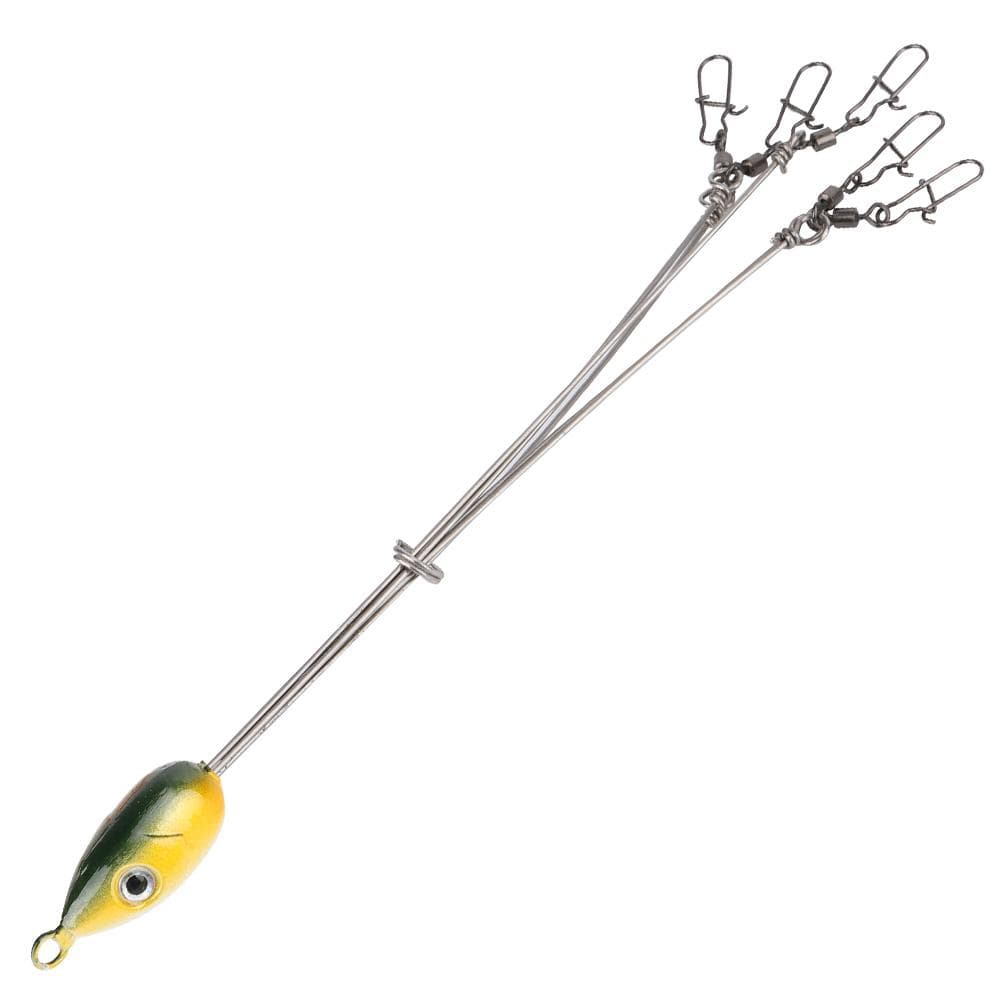5 Arms Alabama Umbrella Jig Head Fishing Rig Bait Fishing Lures With Snap Swivels(3#)