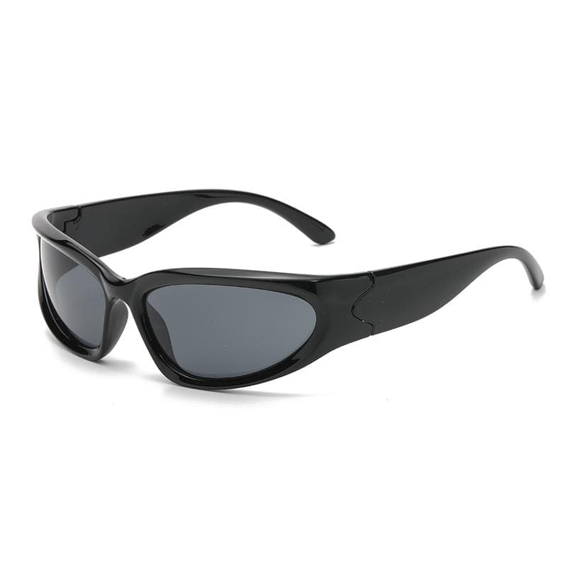New Arrival Punk Women Sunglasses Unique Oval Sun Glasses Y2K Mirror Shades Colorful Eyewear for Men and Women