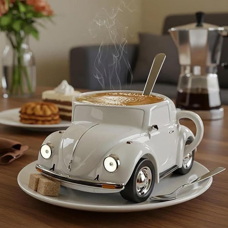 Shaped Coffee Mug white