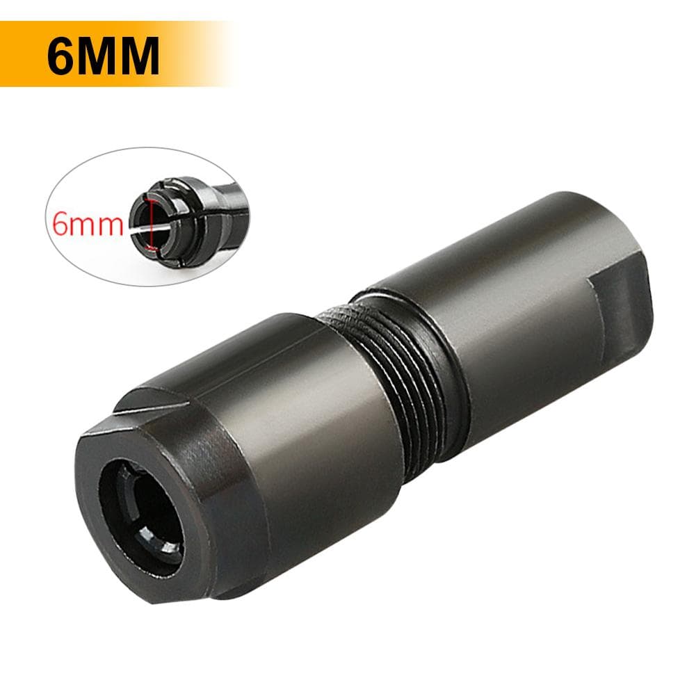 Universal Angle Grinder Modified 6/3mm Adapter To Straight Grinder Chuck For 100-type Angle Grinder M10 Thread Grinding Cutter 6mm