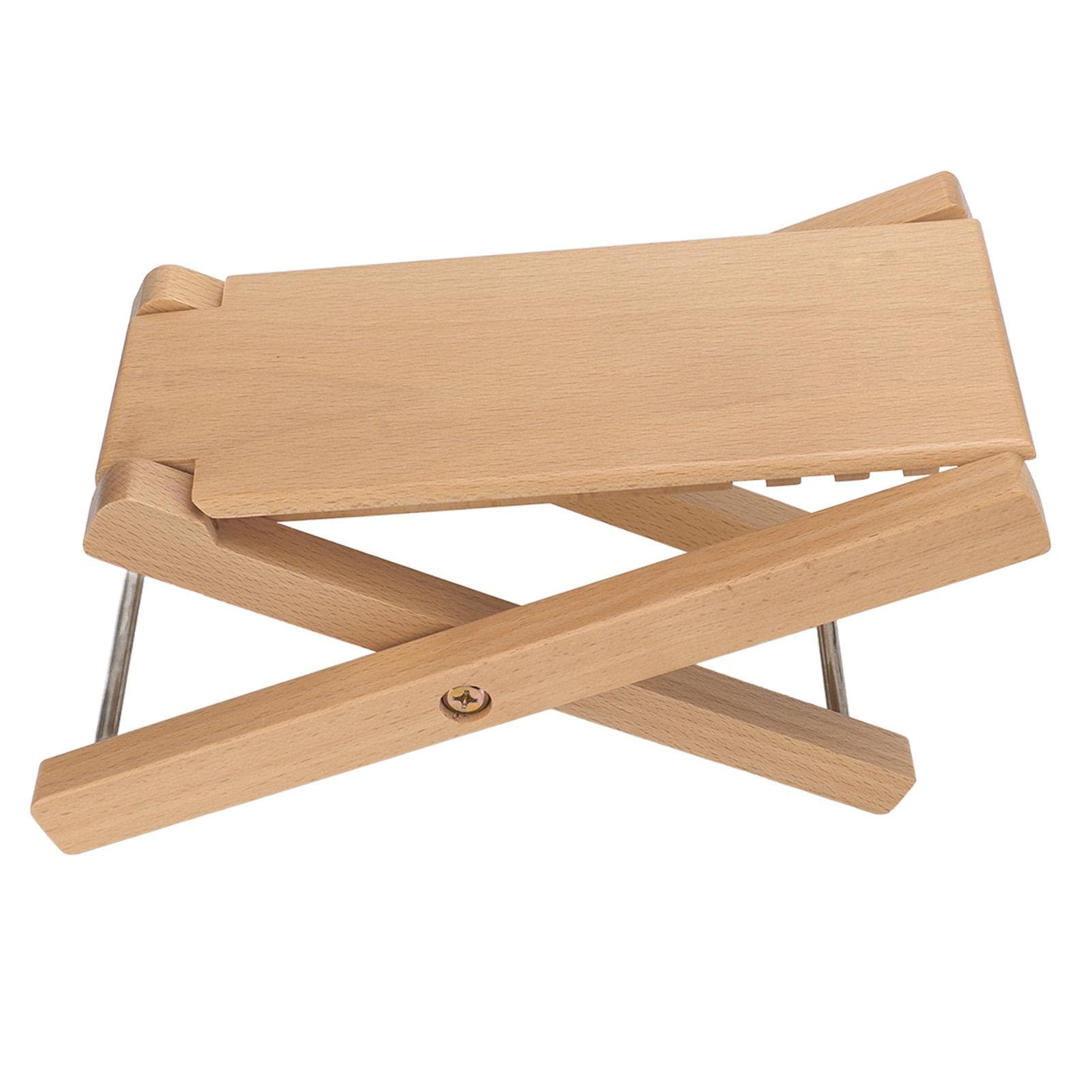 Guitar Foot Rest Sturdy Wood Elegant Style 3 Adjustable Height Foldable Guitar Foot Stool for