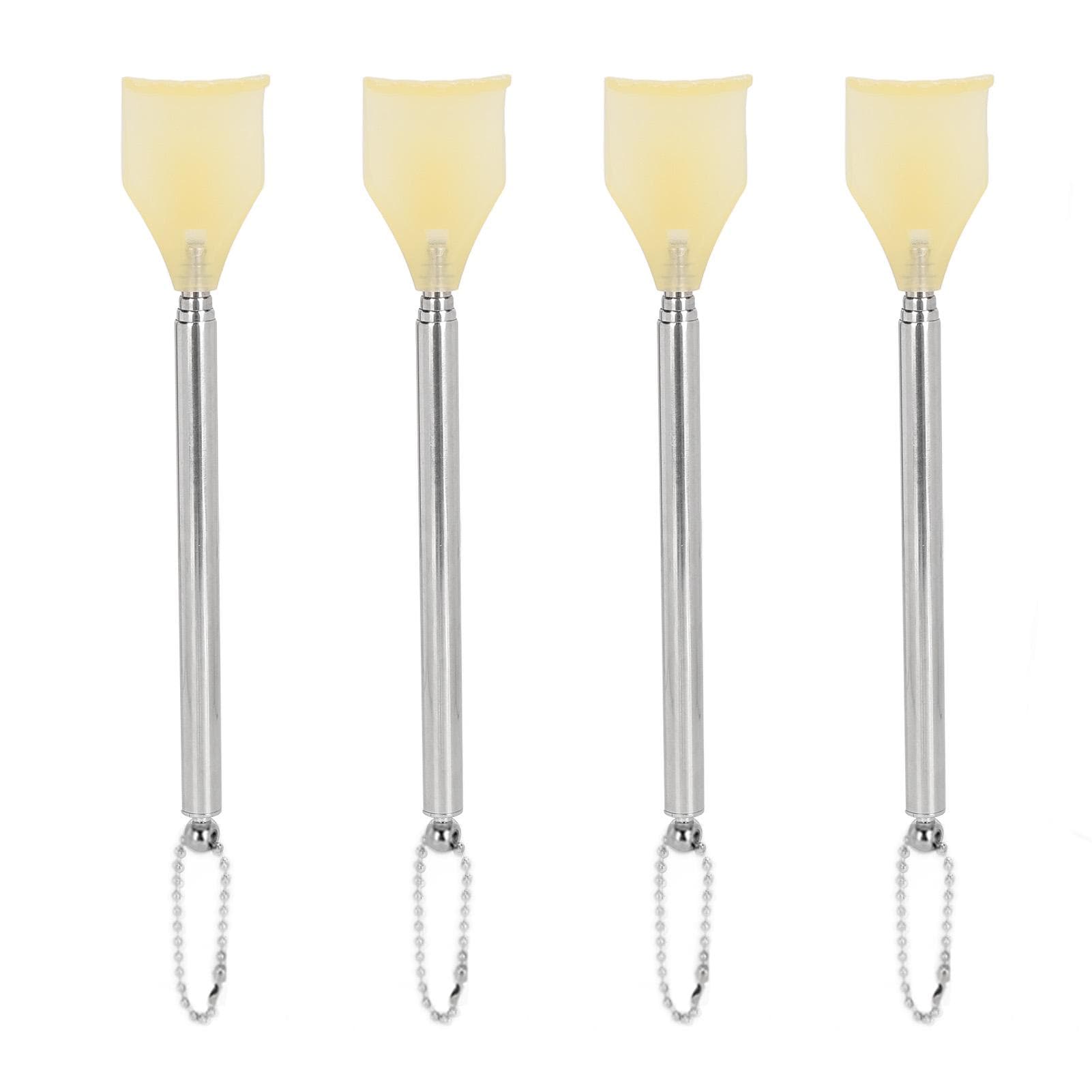 4pcs Extendable Back Scratcher Itch Relief Stainless Steel Back Scratcher with Long Handle