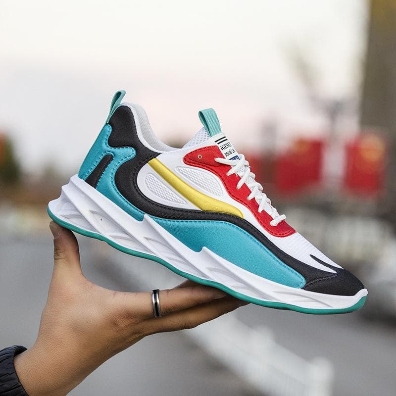 Autumn Student Running Shoes Men's Front Lacing Injection Shoes Men's Sports Casual Shoes 44