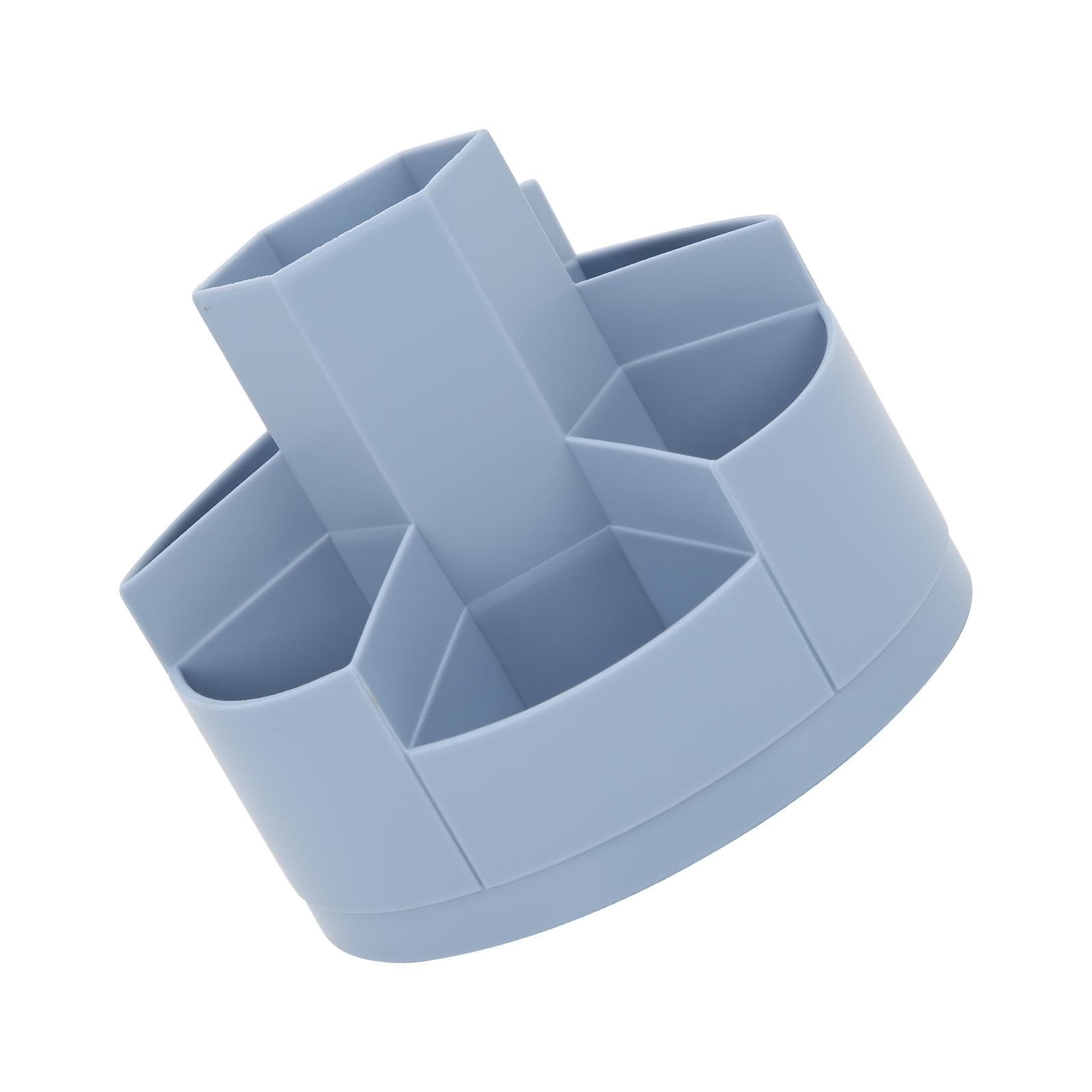 MPRINCE Pen Holder Large Capacity 360 Degree Rotation WearResistant Storage Pen Holder for Office blue