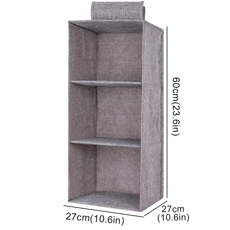 Creative Household Clothes Hanging Drawer Box Underwear Finishing Storage Collapsible Storage Shelves Closet Organizer
