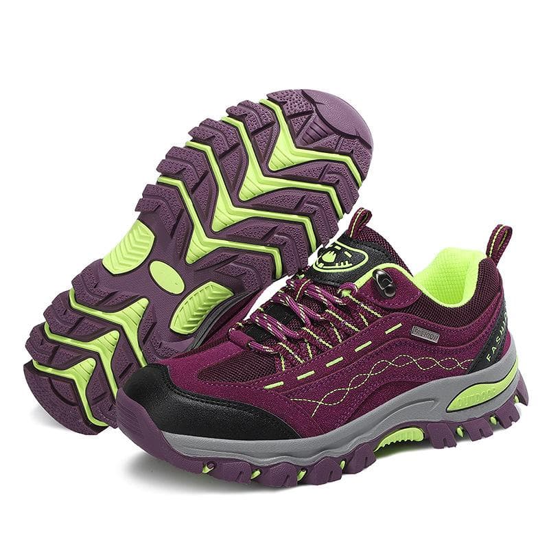 Women's Outdoor Hiking Shoes Waterproof Cowleather Trekking Running Climbing Trail Athletic Sports Mountain 100% High Quality Leisure Walking 35