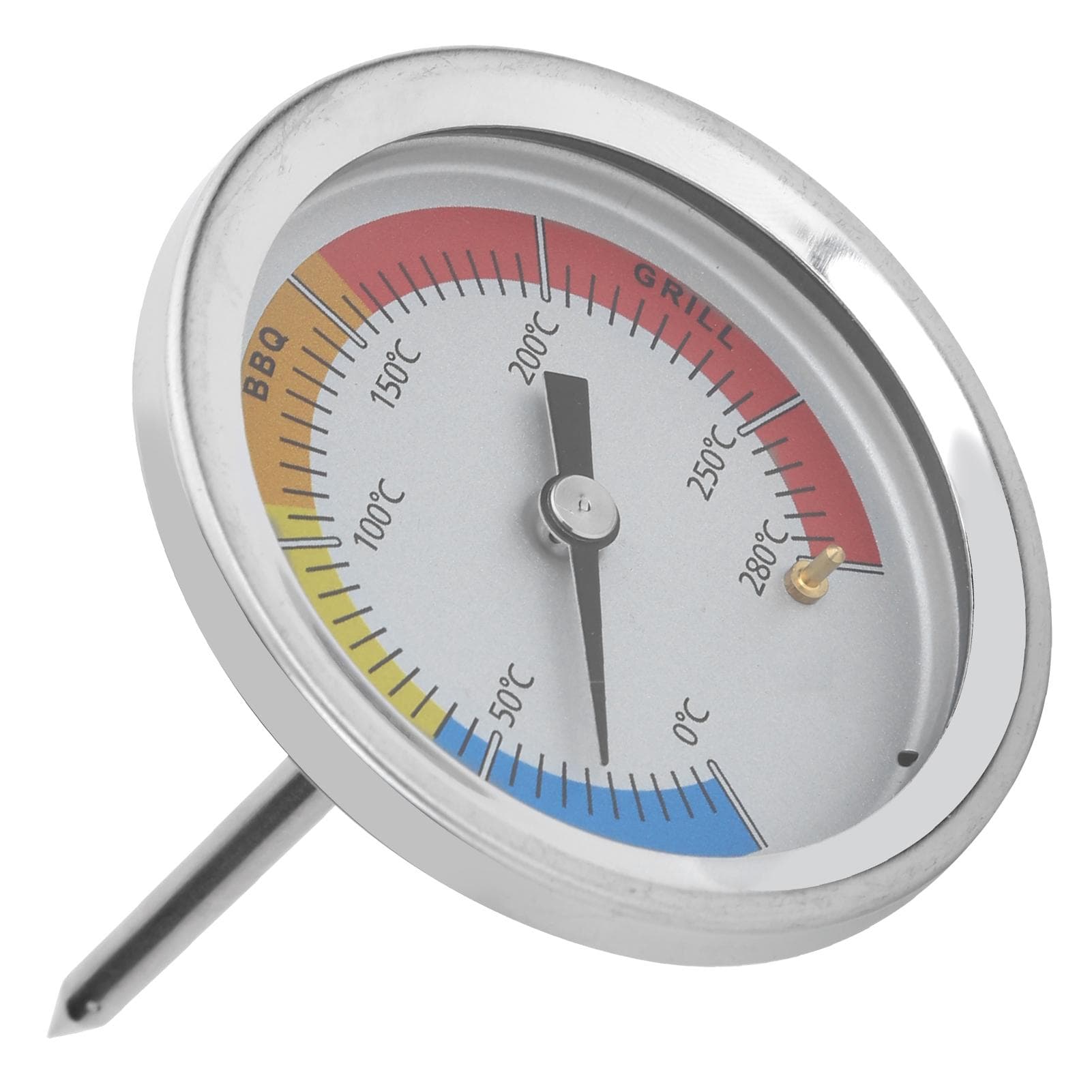 0-280 celsius Stainless Steel Grill Thermometer Oven Pointer Temperature Meter Kitchen Supplies
