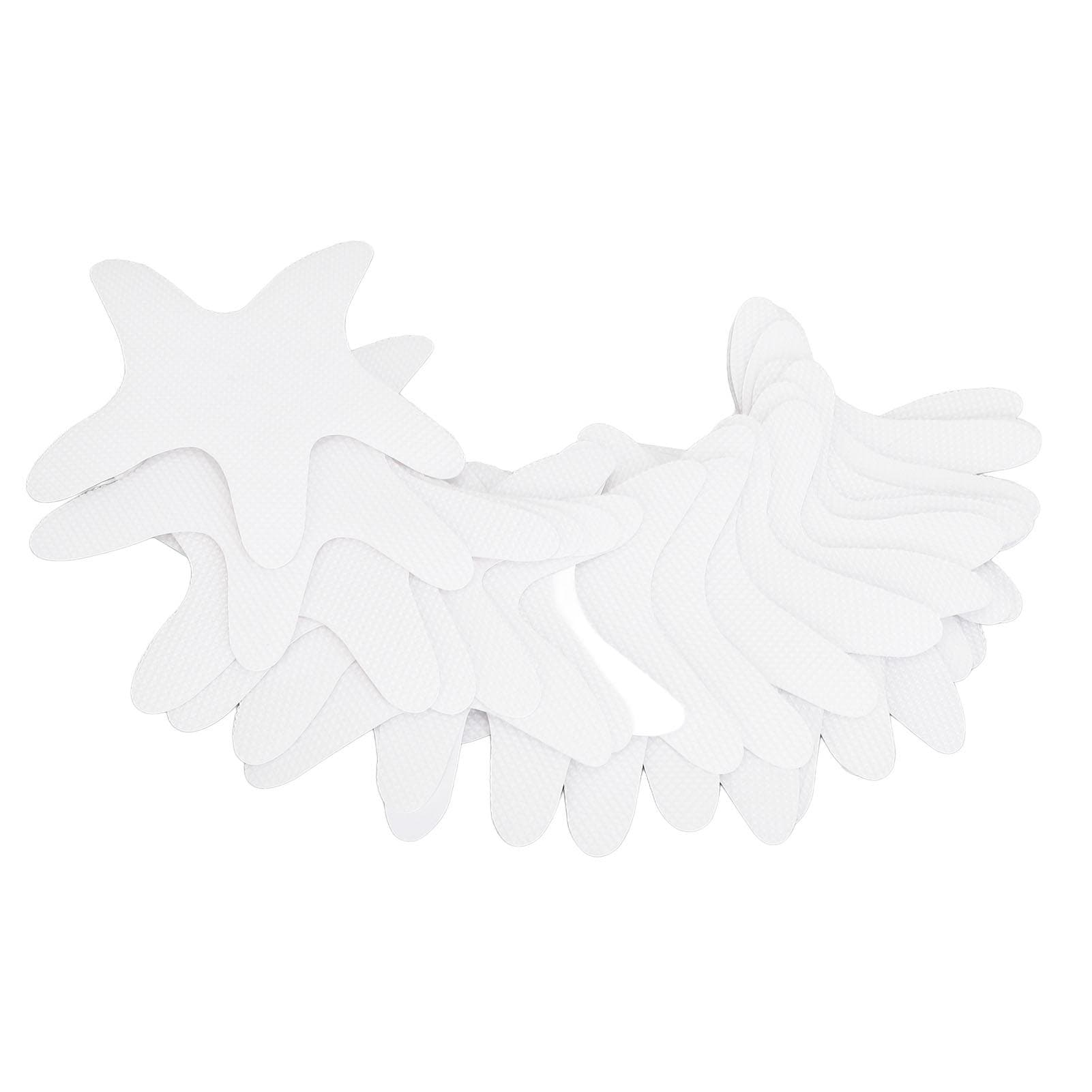 20pcs Anti Slip Shower Stickers Safety Bathtub Stickers Starfish Clear Anti Slip Shower Floor