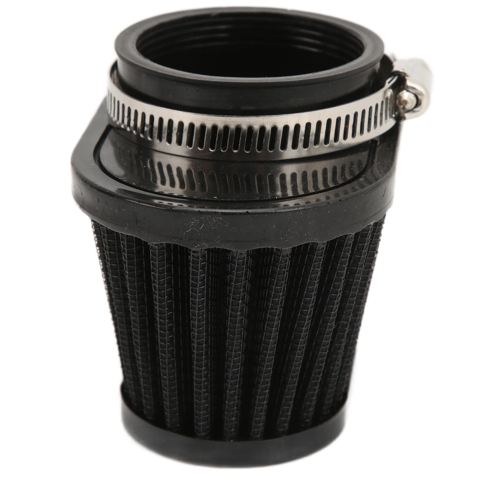 51mm2in Motorcycle Air Filter ClampOn Dustproof Rubber Black Replacement for SUZUKI