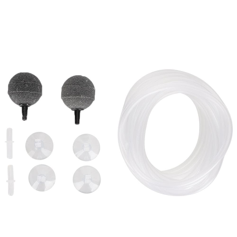 Aquarium Oxygen Pump Accessory Kit Bubble Stone Hose Suction Cup Holder Valve Aerartion Device for