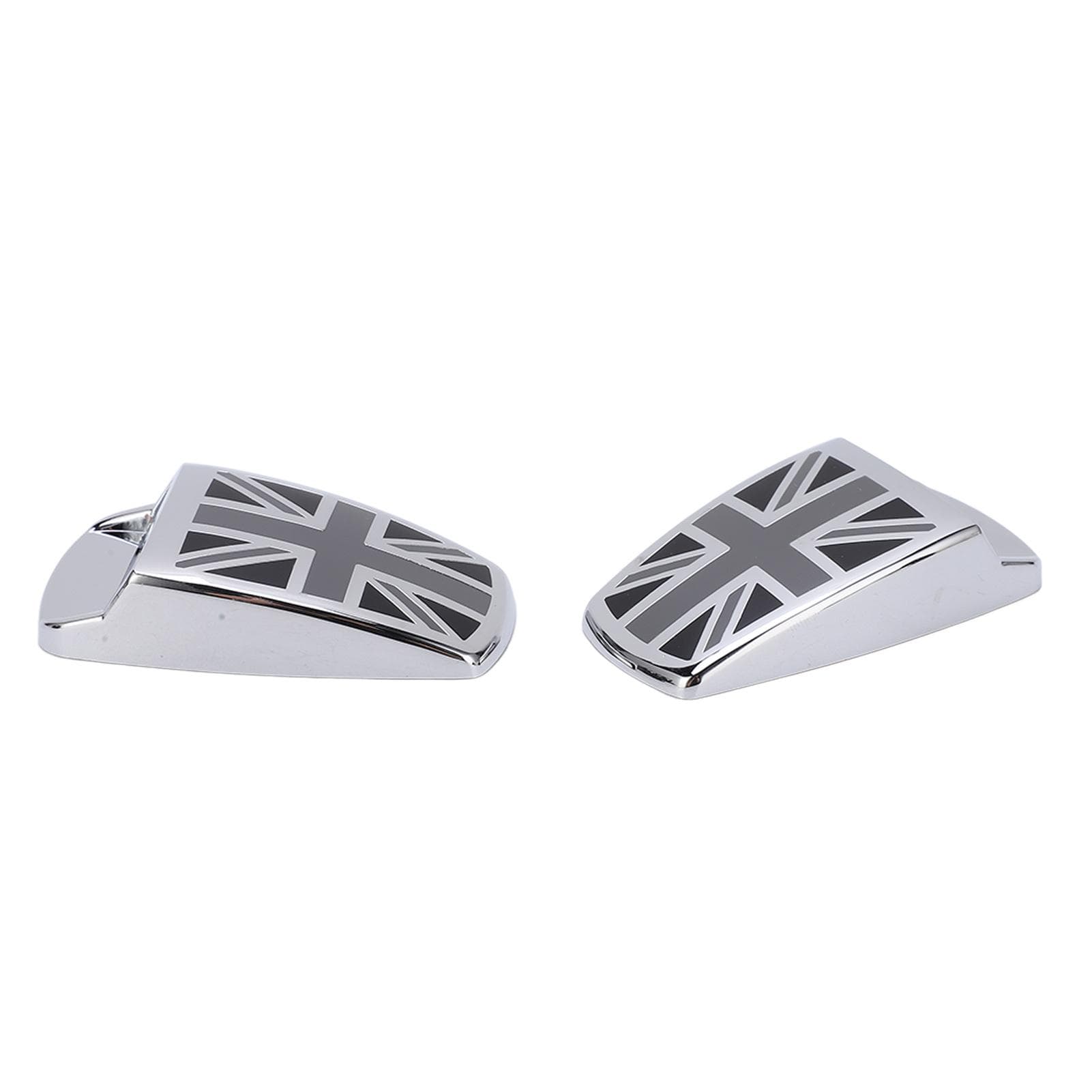 Front Hood Wiper Spray Nozzle Cover Trim Union Jack Style for R50 R52 R55 R56 R57 R58 R59 R60 R61