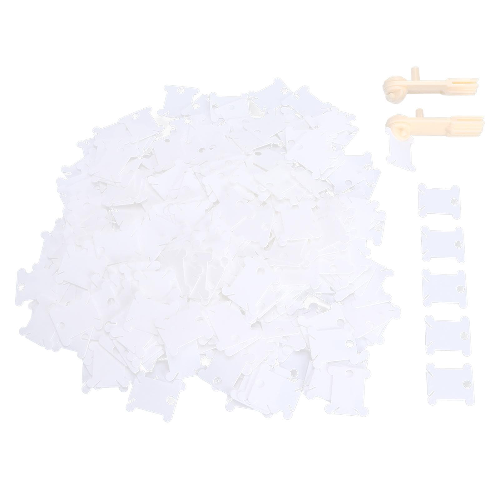400Pcs Plastic Floss Bobbin Sorting Storage Function Anti Rust Beautiful Practical DIY Sewing