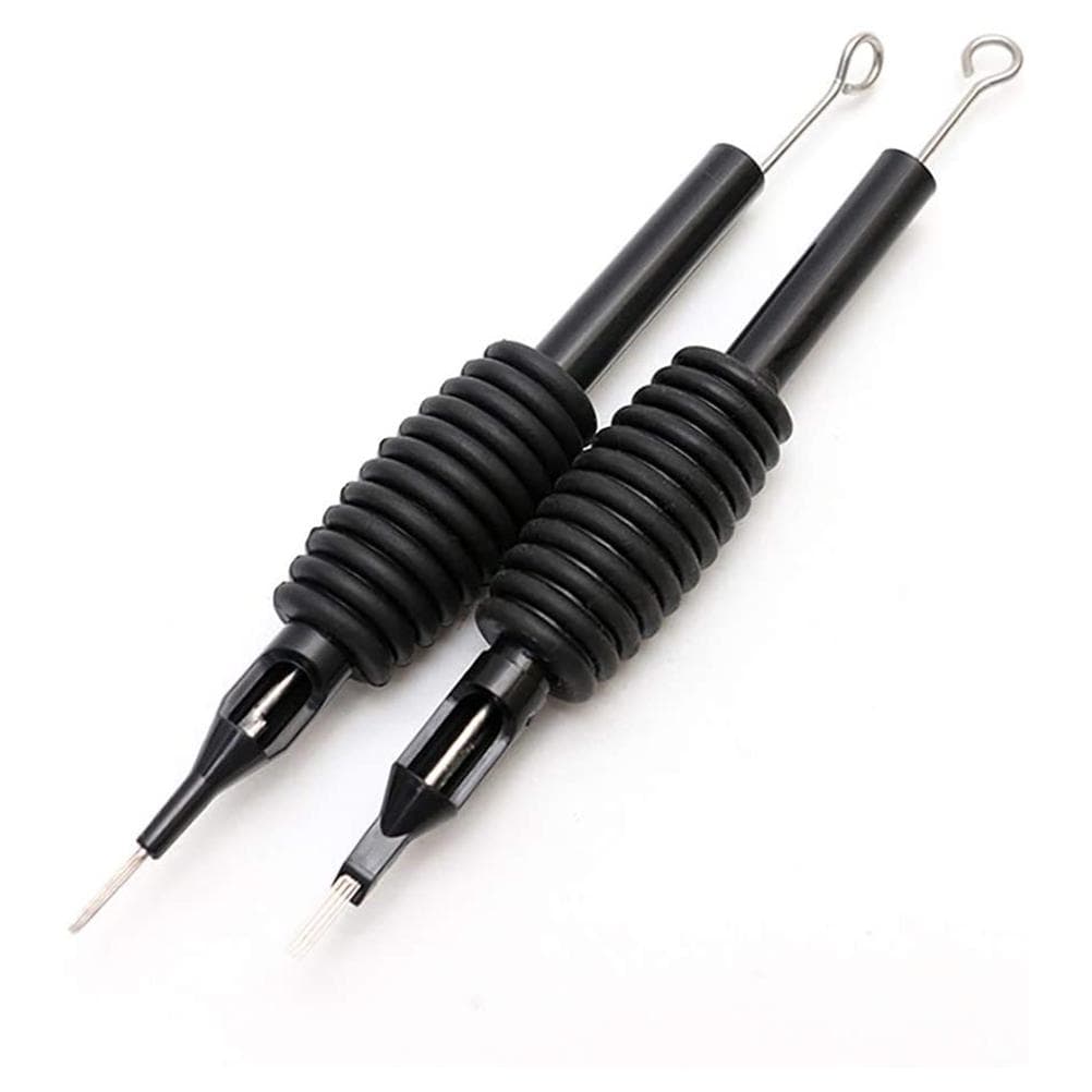 10Pcs Disposable Tattoo Tubes Tips Grips with Needles Tattoo Needles and Combo Tubes for Tattoo