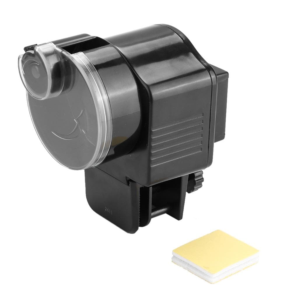 Home Aquarium Fish Tank Automatic Food Feeder Timer Black
