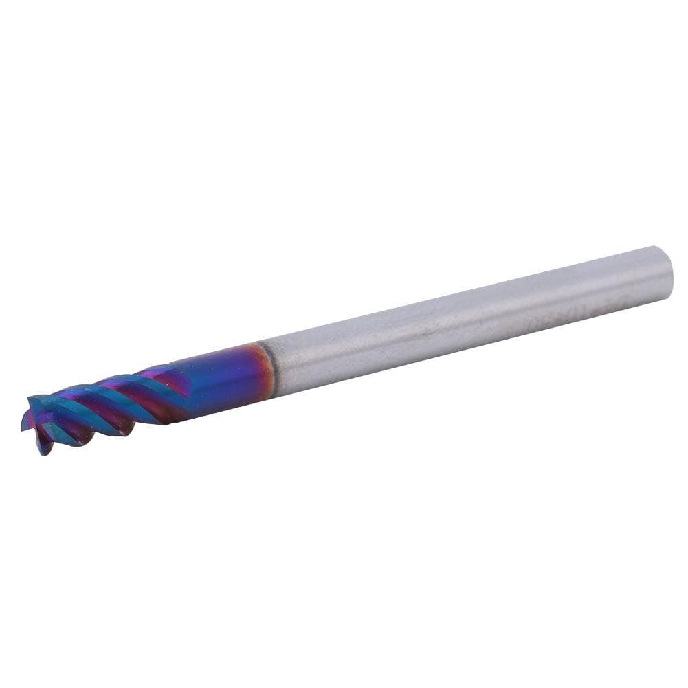 4Flute Flat Head Milling Cutter Tungsten Steel Nano Coating HRC65 degrees (4x10x4Dx50L)