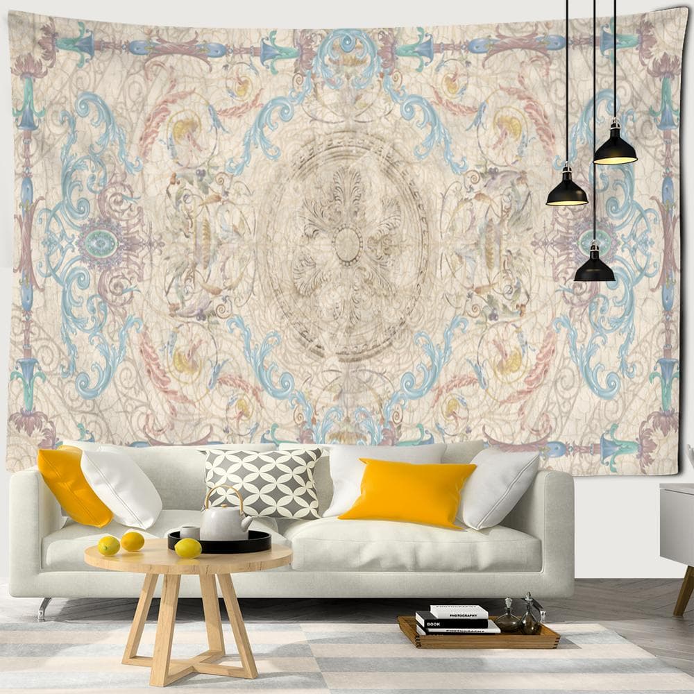 Embossed Tapestry Wall Hanging Bohemian Style Simple And Elegant Hippie Table Mat Bedroom Art Home Decoration 95x70CM