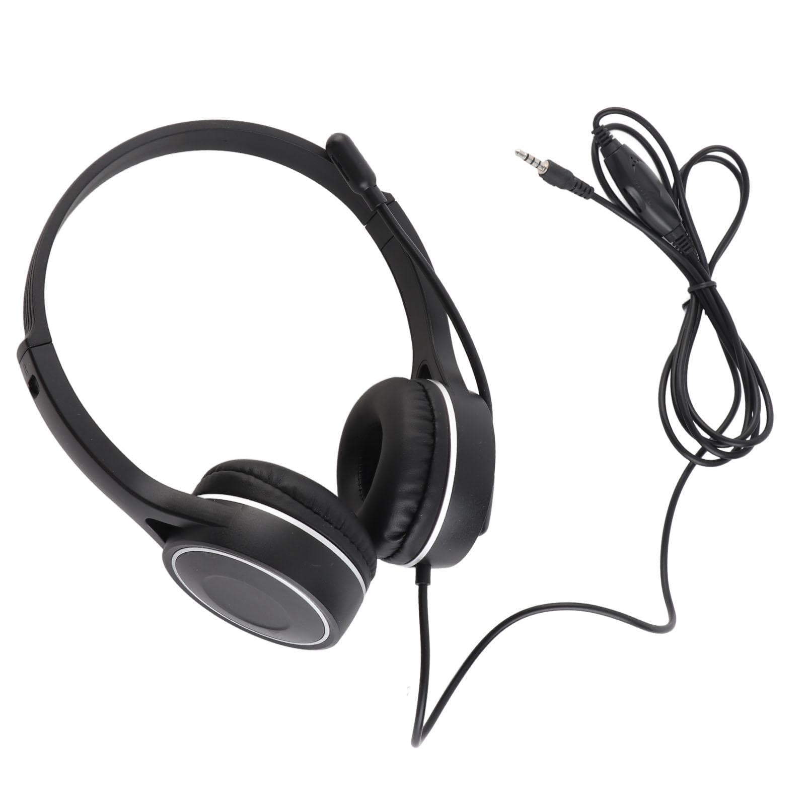 Kids Headphone Stereo Noise Isolation Foldable On Ear 3.5mm Wired Child Headset with Mic for Travel