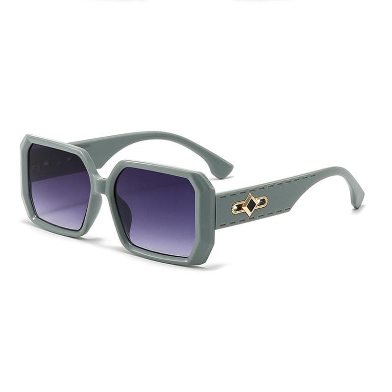 New Retro Sunglasses Women Large Square Frame Anti UV Protection Outdoor Snow Glasses Fashionable