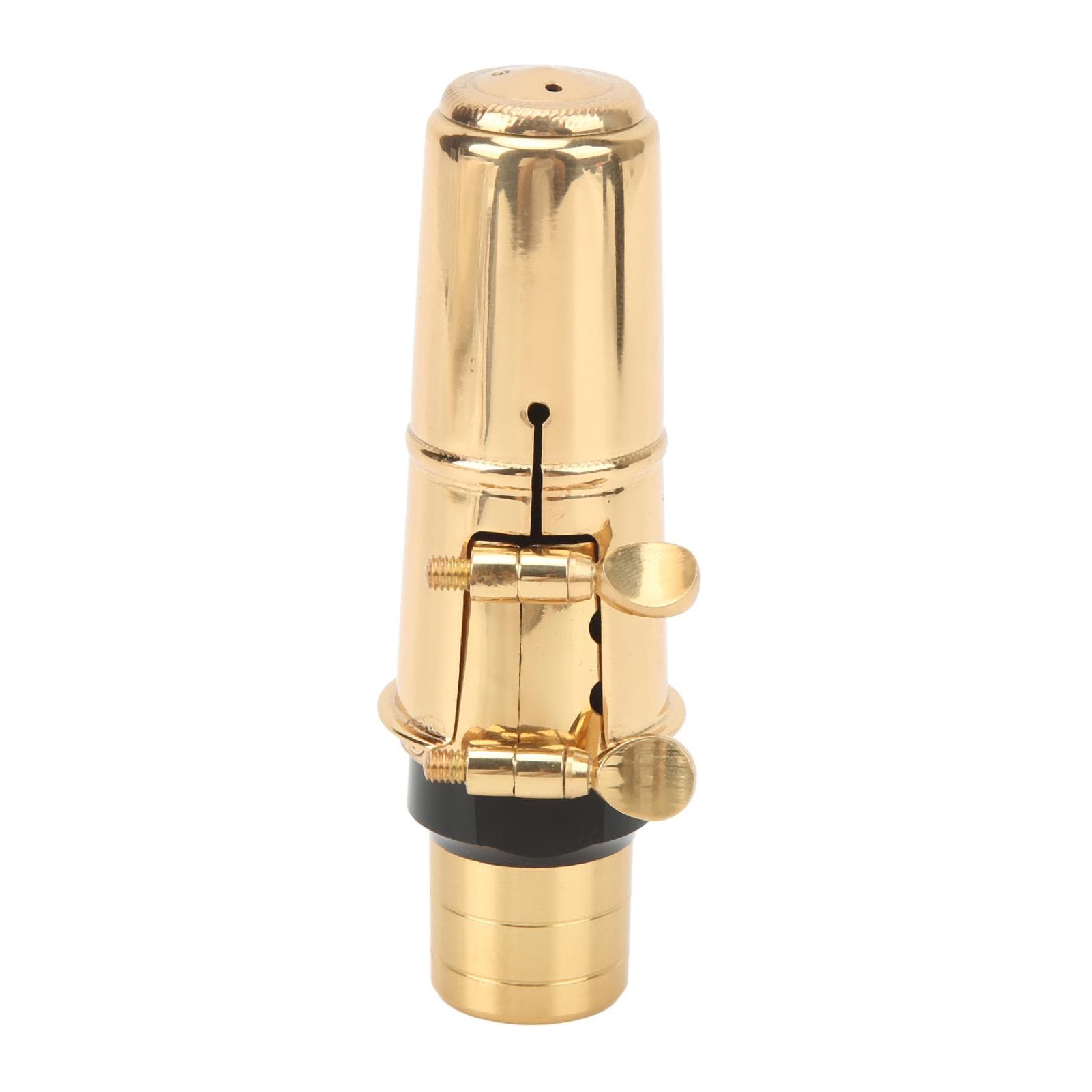 Alto Sax Mouthpiece Kit with Cap Ligature Metal Brass Saxophone Accessories for Professionals