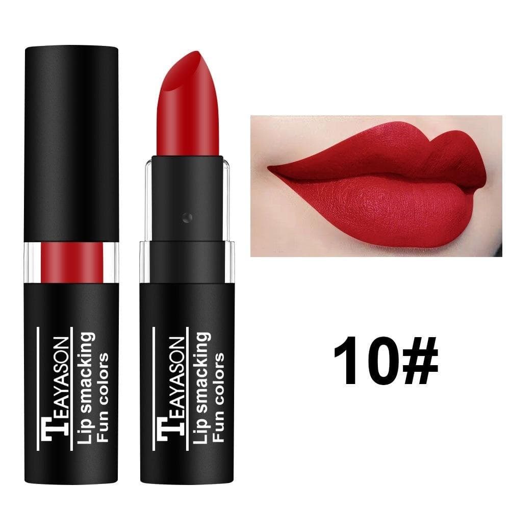 Waterproof Velvet Matte Long Lasting Pigmented Nude Lipstick Luxury Party Lips Makeup Cosmetics 10