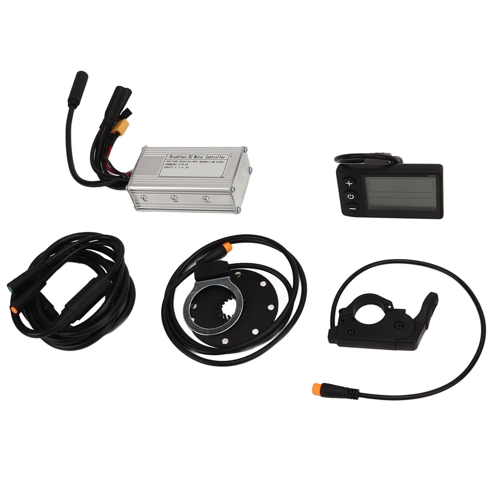 DC24V 36V 48V Electric Bike Conversion Kit with 17A 3 Mode Brushless Controller S866 Panel Electric