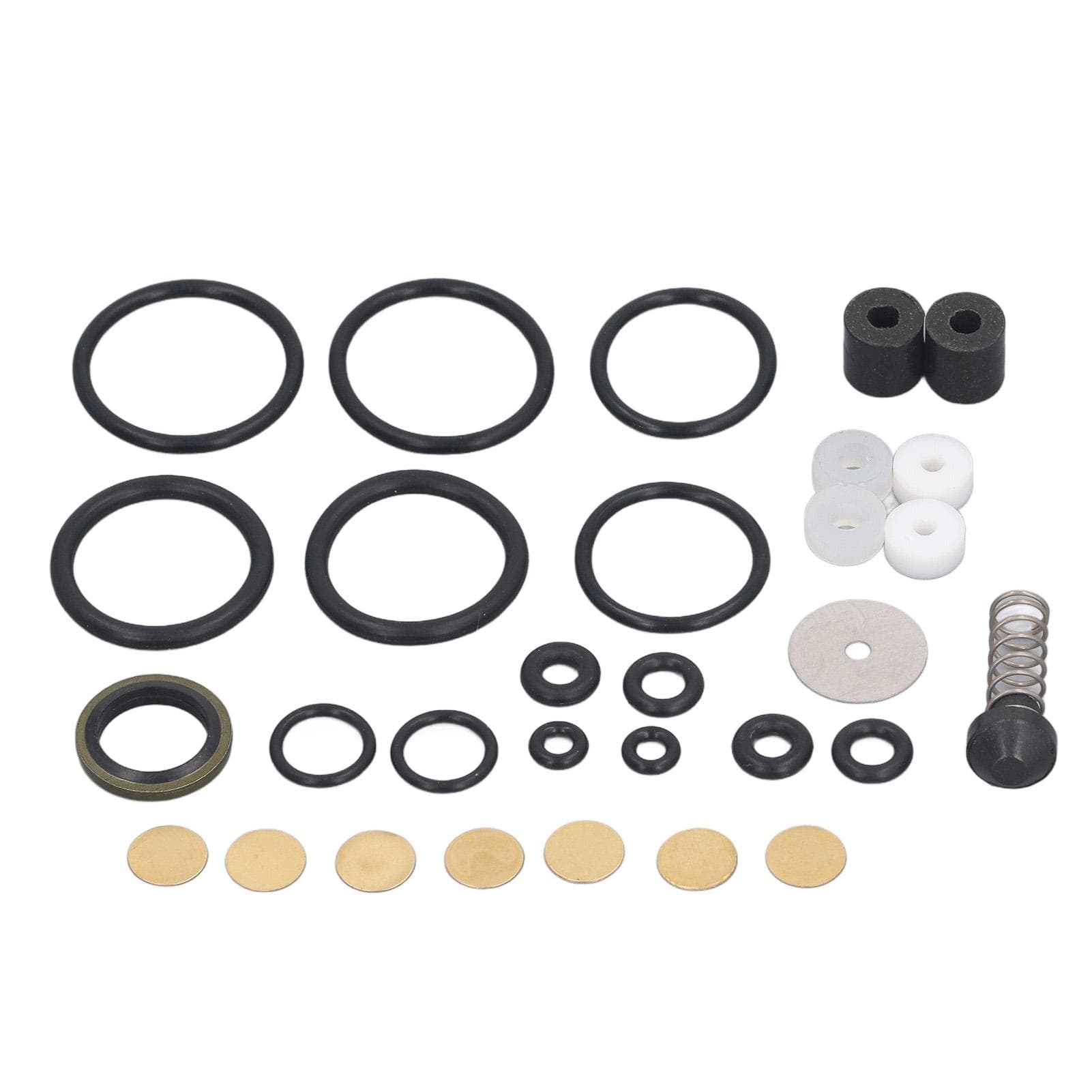 12V PCP Air Compressor Replacement Parts 30mpa Metal PVC Sealing Ring Piston Ring Set for High
