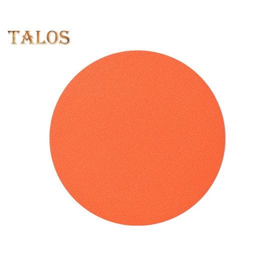 Dining Table Placemat Coaster Vibrant Color Wear Resistant Non-Slip Design Round Square Cup Mat Mug Pad Round orange