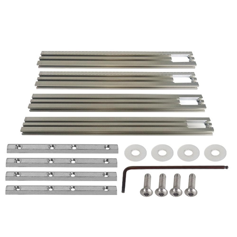 Woodworking Rail Guide System Trimming Machine Milling Slot Engraving Guide Rail Auxiliary Guide Track 400mm Guide Rail Kit