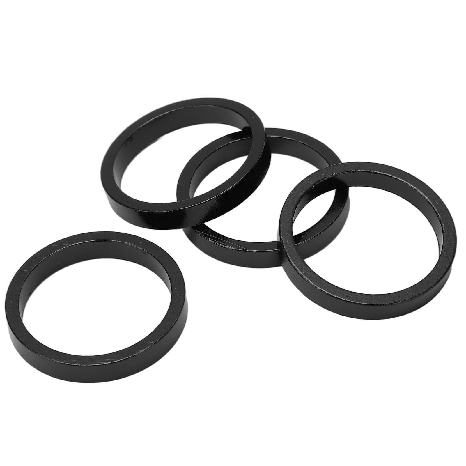 4Pcs Bicycle Headset Spacer Front Fork Stem Spacers Aluminum Alloy for Mountain Road Bike 28.6mm