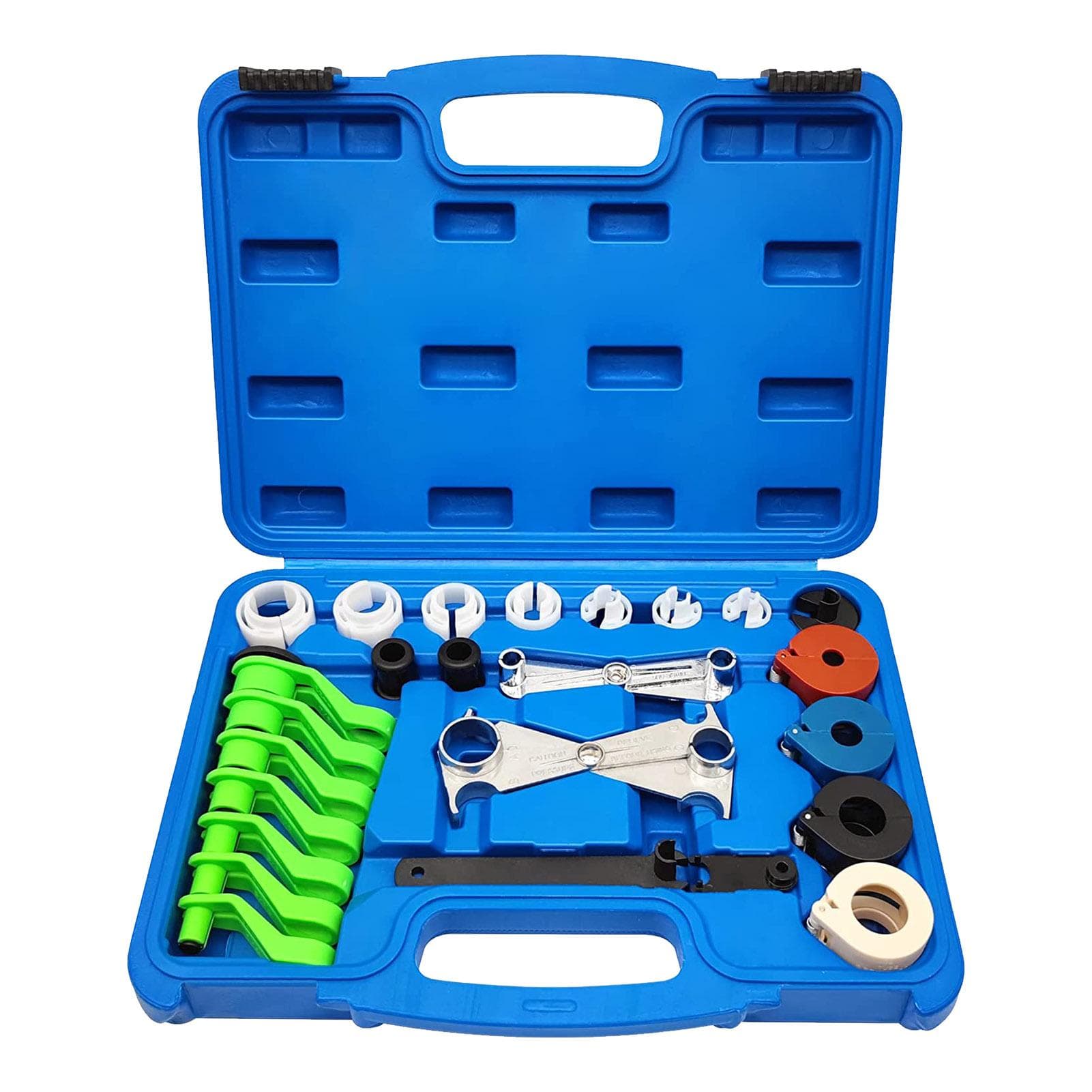 25PCS Quick Disconnect Tool Set, Line Disconnect Tool Kit for AC Fuel & Transmission Systems, Fuel blue