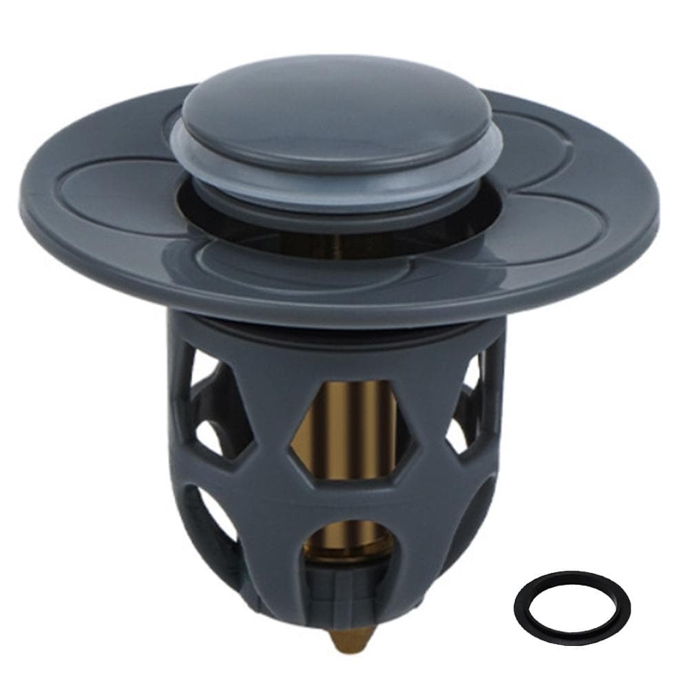 Sink Plug Stainless Steel Up Sink Plug Universal Drain Plug for Countertop Washbasin Bath Plug