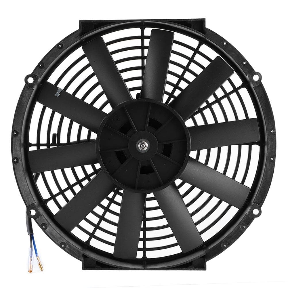 12in PullPush Car Radiator Fan Engine Bay Cooling with Mounting Kit Auto Modified Parts