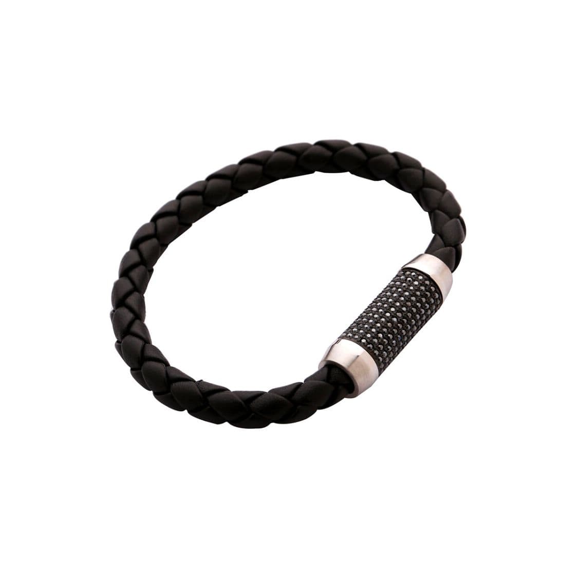 Swarovski Woven Design Bracelet Men bracelets Black 5037654 F,Black
