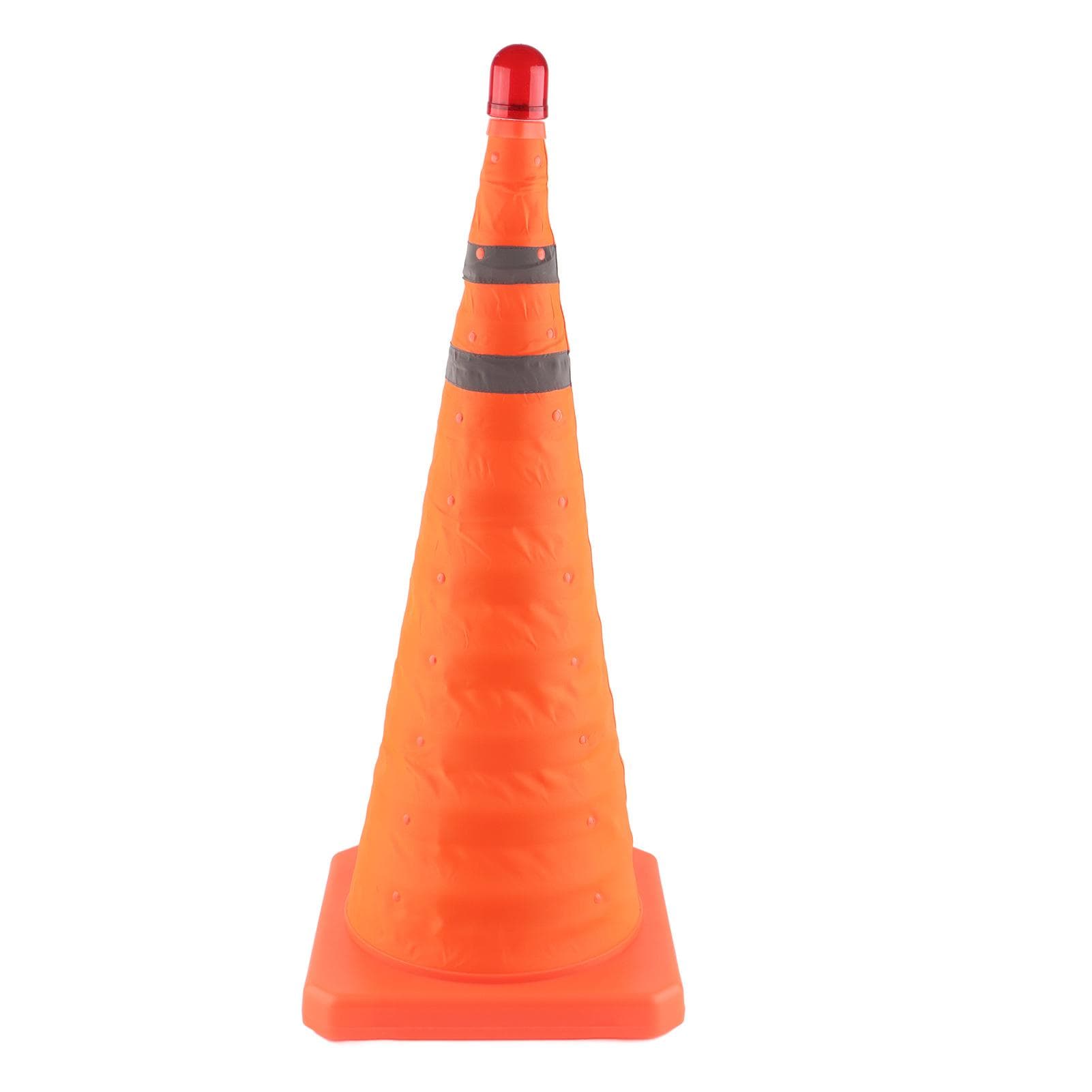 Collapsible Traffic Safety Cone with Reflective Collar Multi Purpose for Car Driving Practice Road