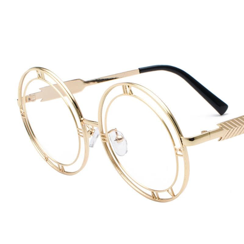Designer Round Sunglasses Unisex UV400 Protection Punk Fashion Trend Luxury Brand Eyewear For Women And Men