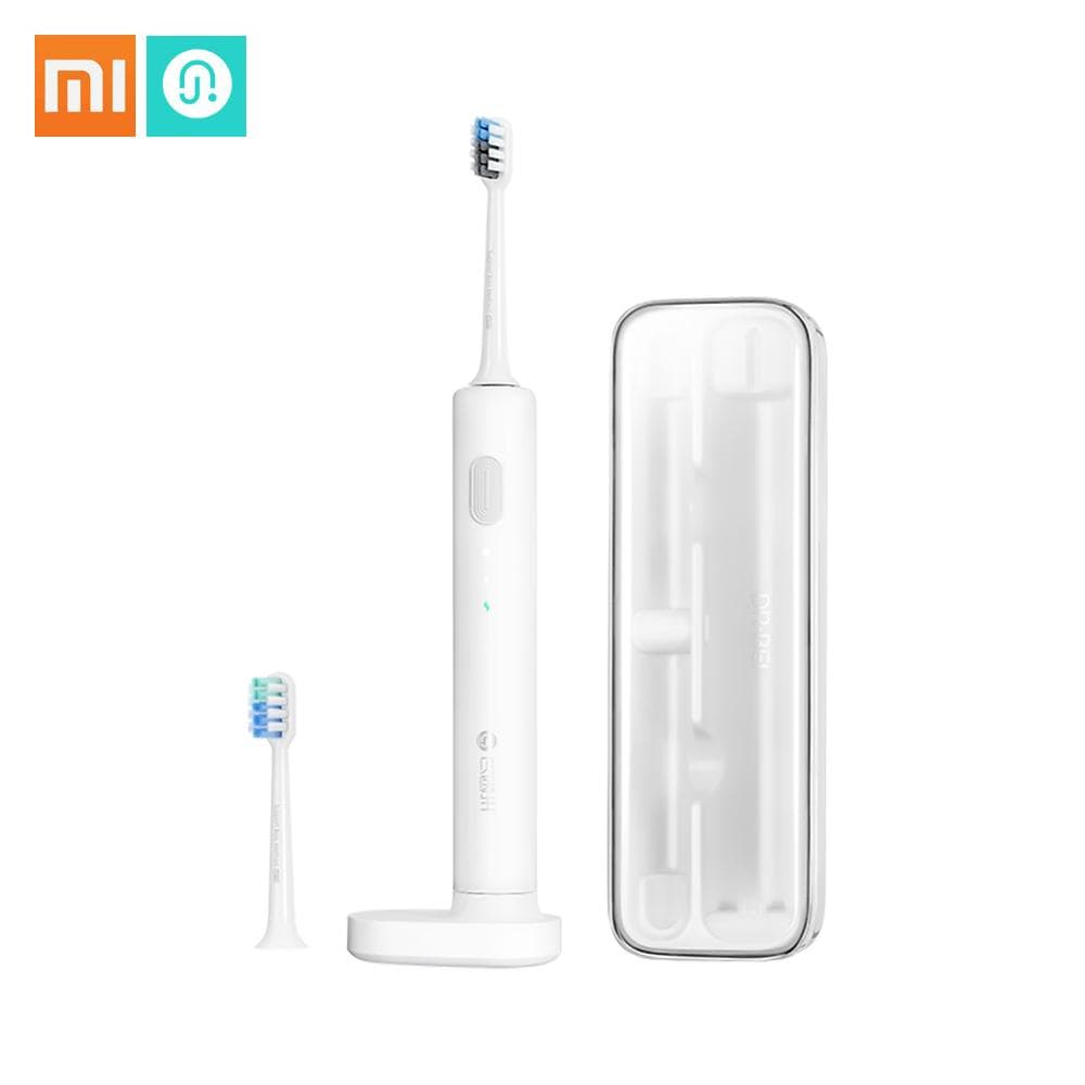 Doctor B Sonic Electric Toothbrush Sound Waves Smart Brush Ultrasonic Whitening Waterproof Wireless Charging Travel Box white