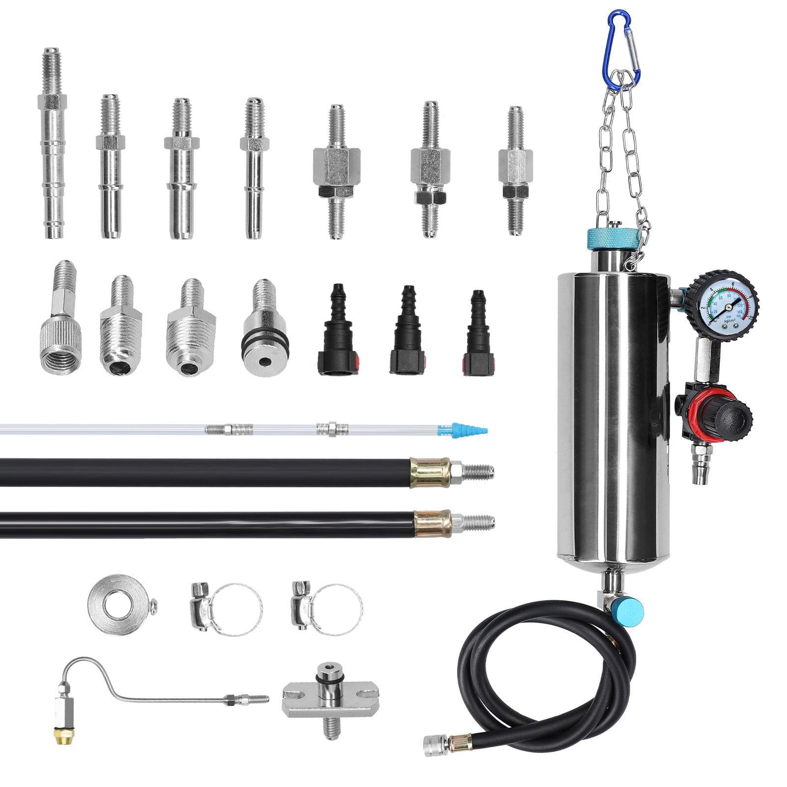 C80 3in1 Intake Three Way C-atalyst Multifunction Car Fuel Injection Dismantle-free Cleaning Tool multicolour
