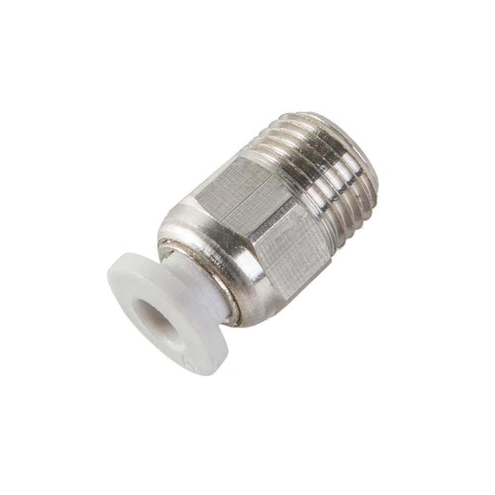 Creality 3D PC4M10 Male Straight Pneumatic Tube Push Fitting Connector for CR10 Series Ender3 silver