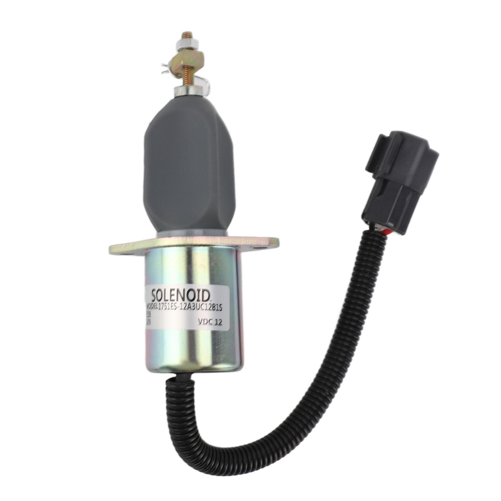 12V Fuel Shut Off Solenoid 1751ES 12A3UC12B1S Accurate Fuel Cut Off Stop Solenoid Valve for