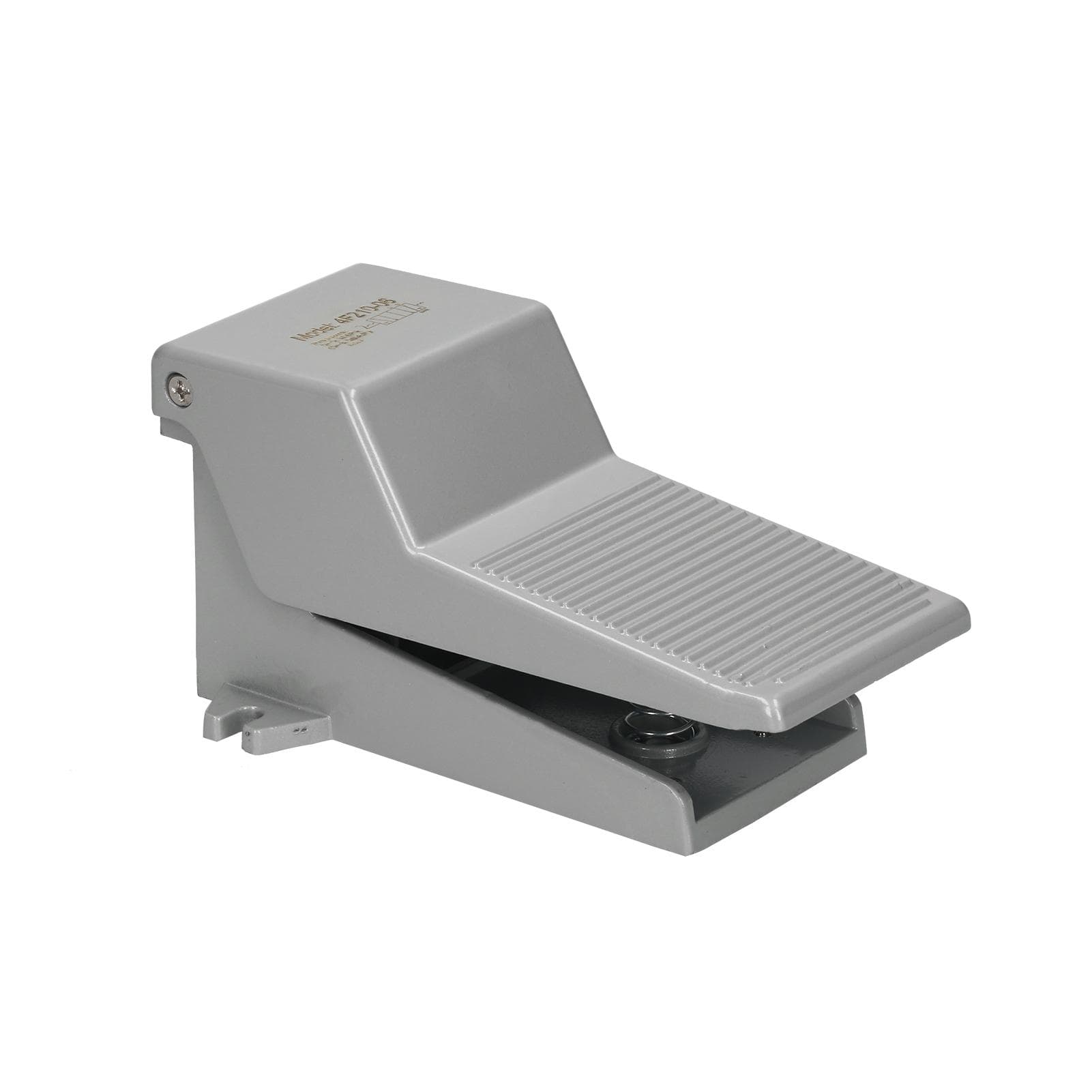 1/4-inch Pneumatic Foot Pedal Valve 5 Way 2 Position Pneumatic Air Flow Control Foot Press Valve 5 Way 2 Position grey