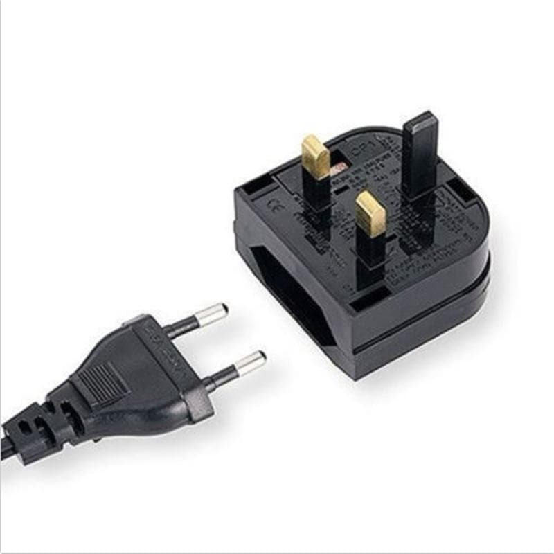 New European Euro EU 2 Pin to UK 3Pin Power Socket Travel Plug Adapter Converter