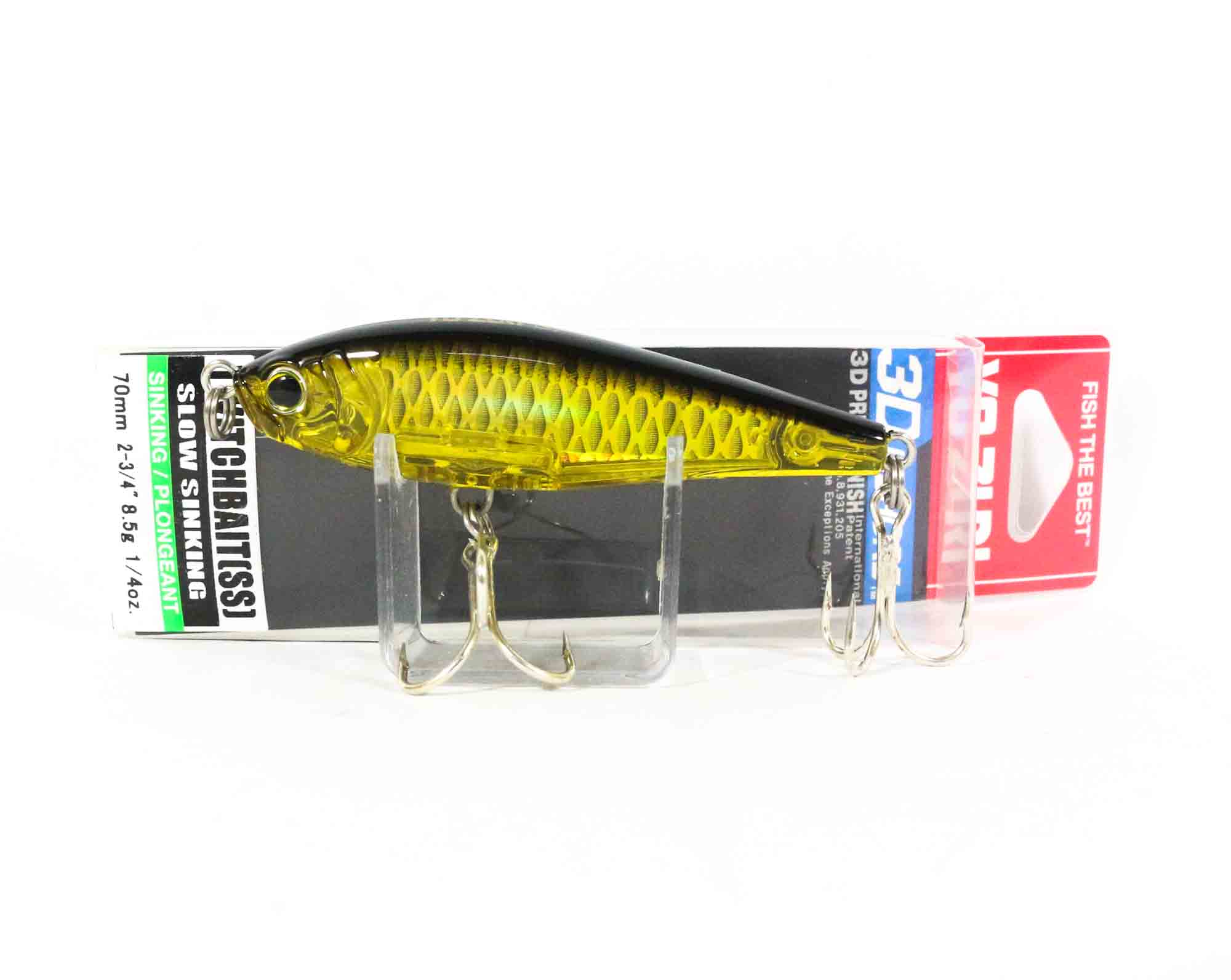 Yo Zuri Duel 3D Inshore Twitchbait 70SS Slow Sinking Lure R1207-HGBL (3389)