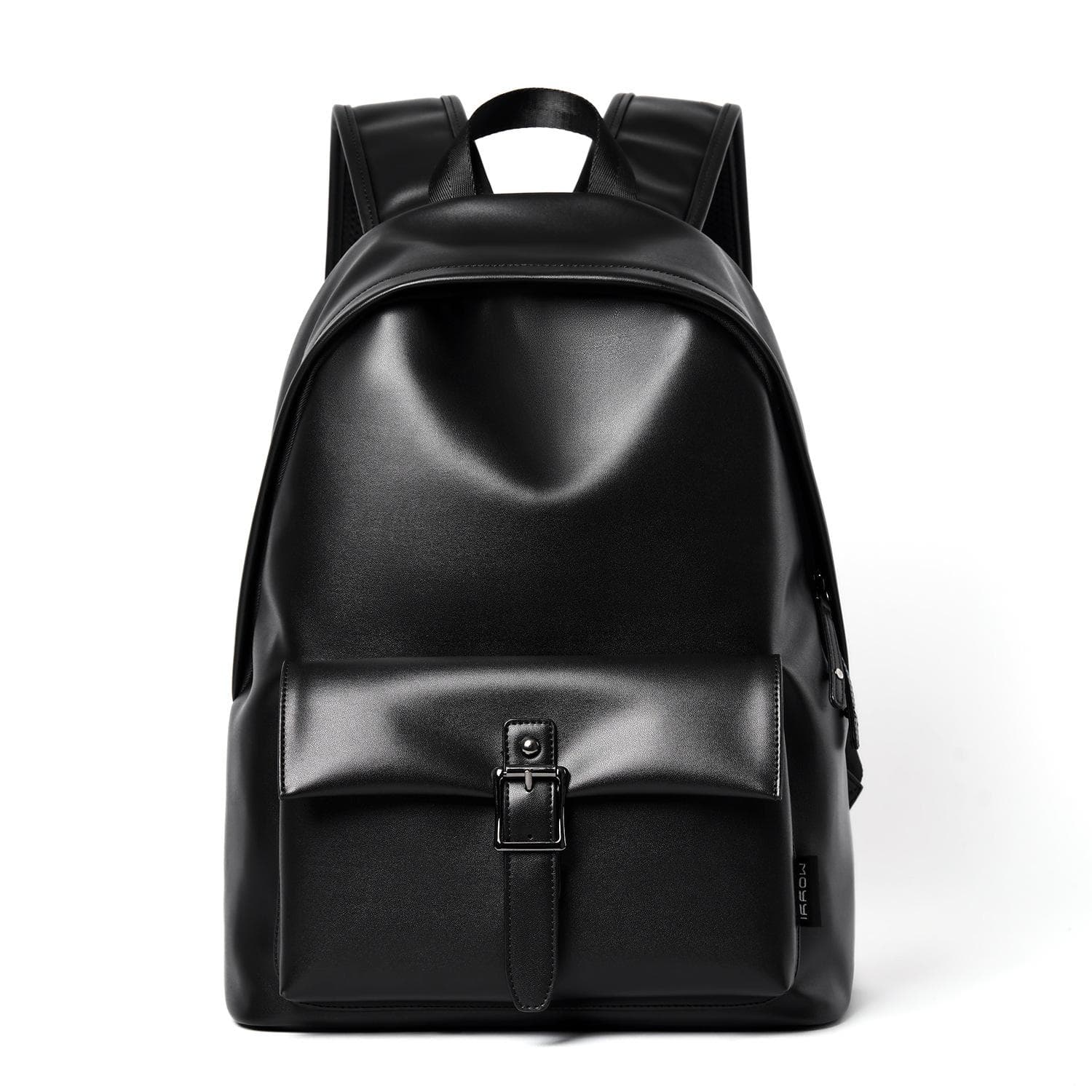 Trendy Men's Backpacks with Large Capacity, Casual Computer Bags for College Students, and Leather Schoolbags black
