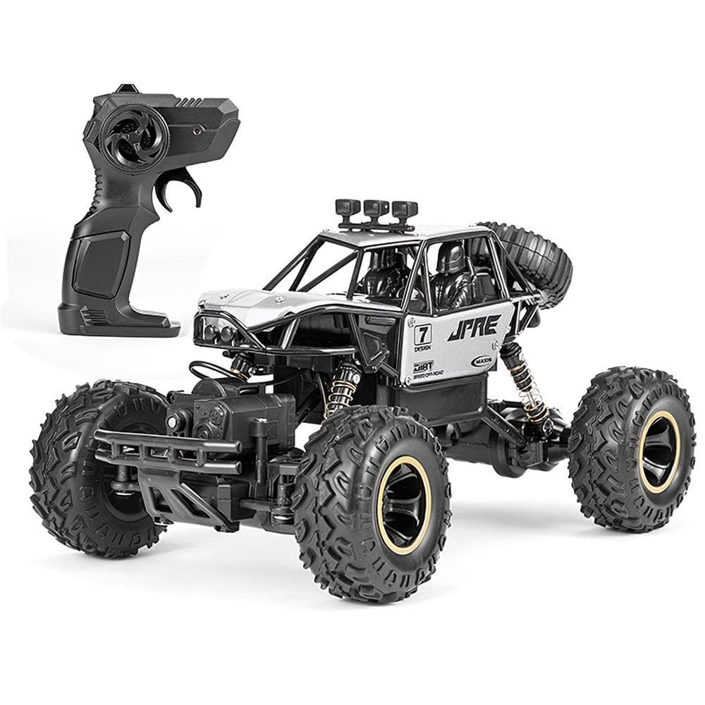 1/16 Off-Road Buggy Alloy RC Car 2.4GHz 4WD 15km/H High Speed Climbling Car silver