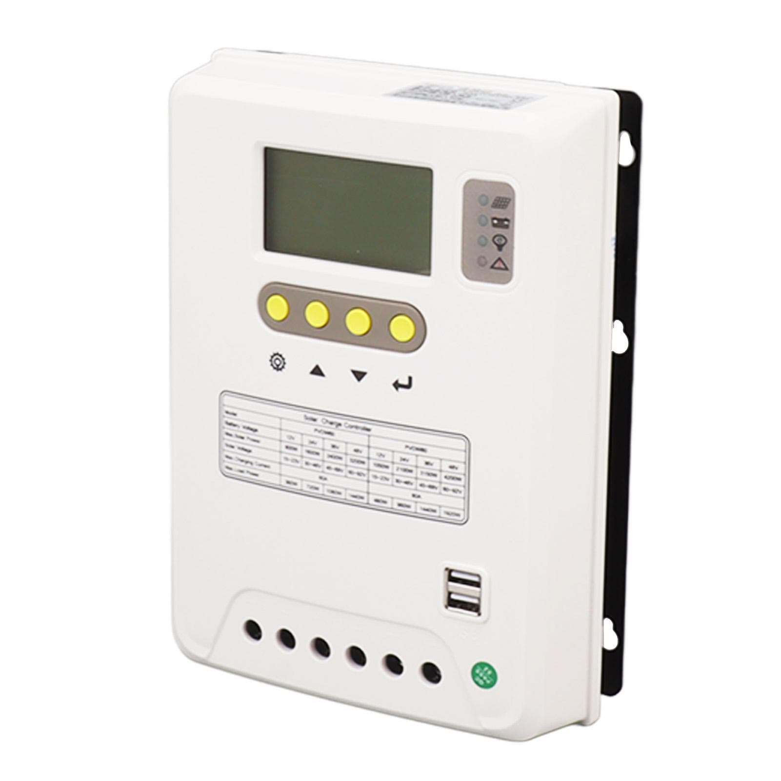 12V 24V 36V 48V PWM Solar Charge Controller with LCD Display Lithium Electric Activation Solar 100A